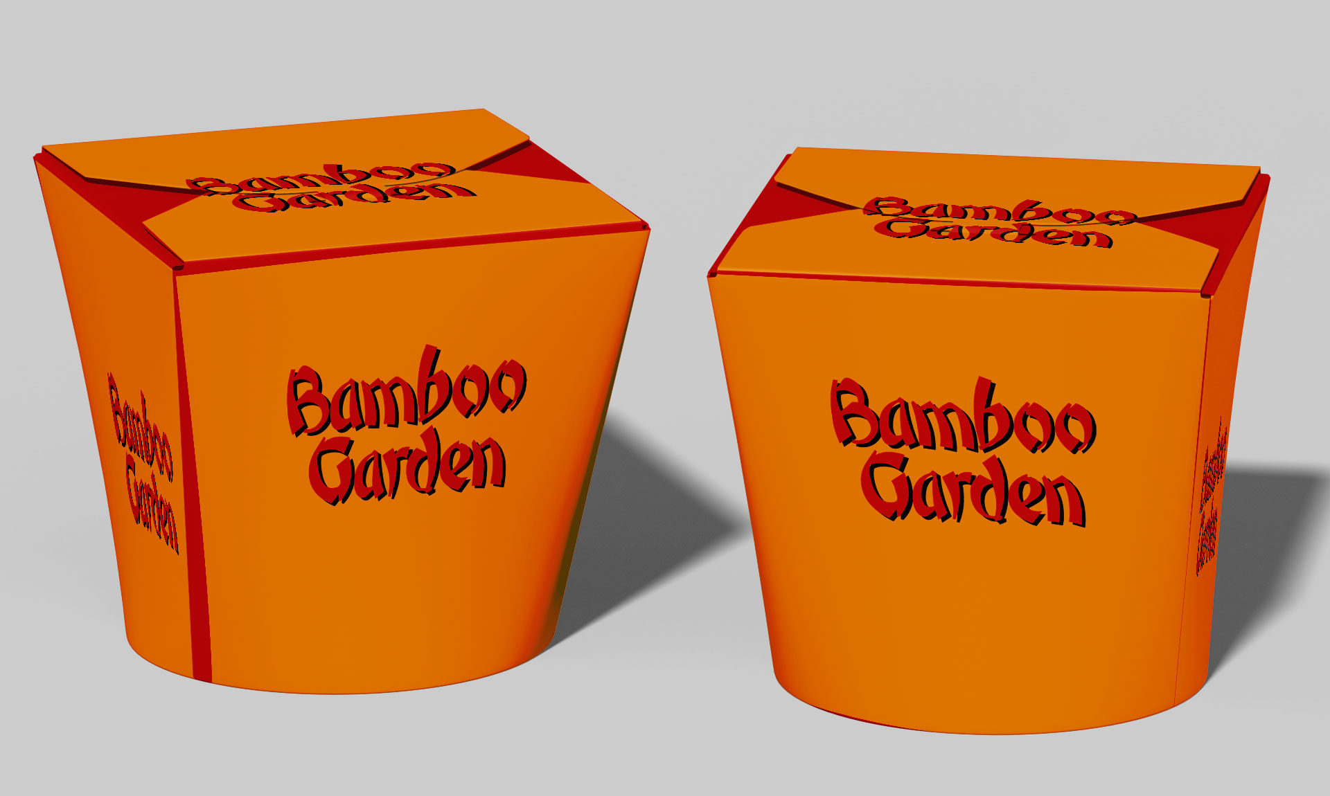 SAD, Food Box, Bamboo Garden Asian Food Sanders Art Direction, Food-Box, Bamboo Garden Asian Food Range