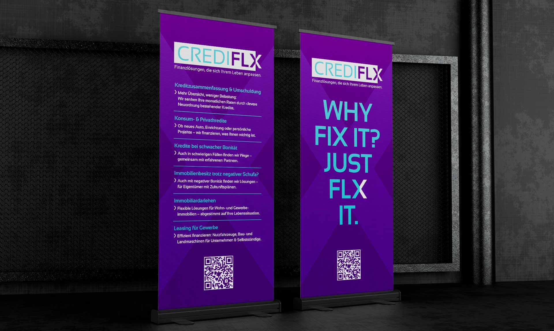 S AD, Crediflx, Kommunikationsdesign