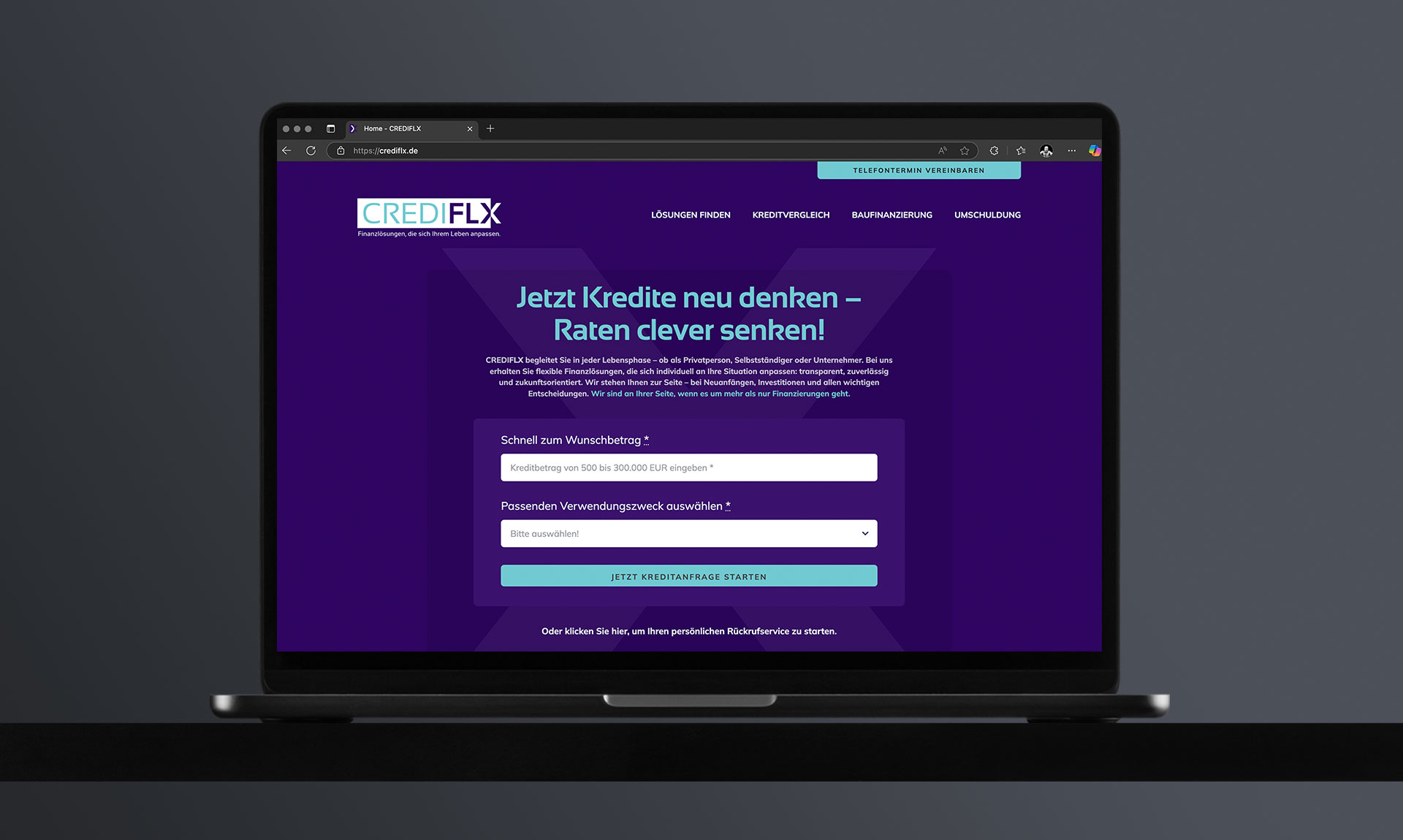 S AD, Crediflx Webdesign