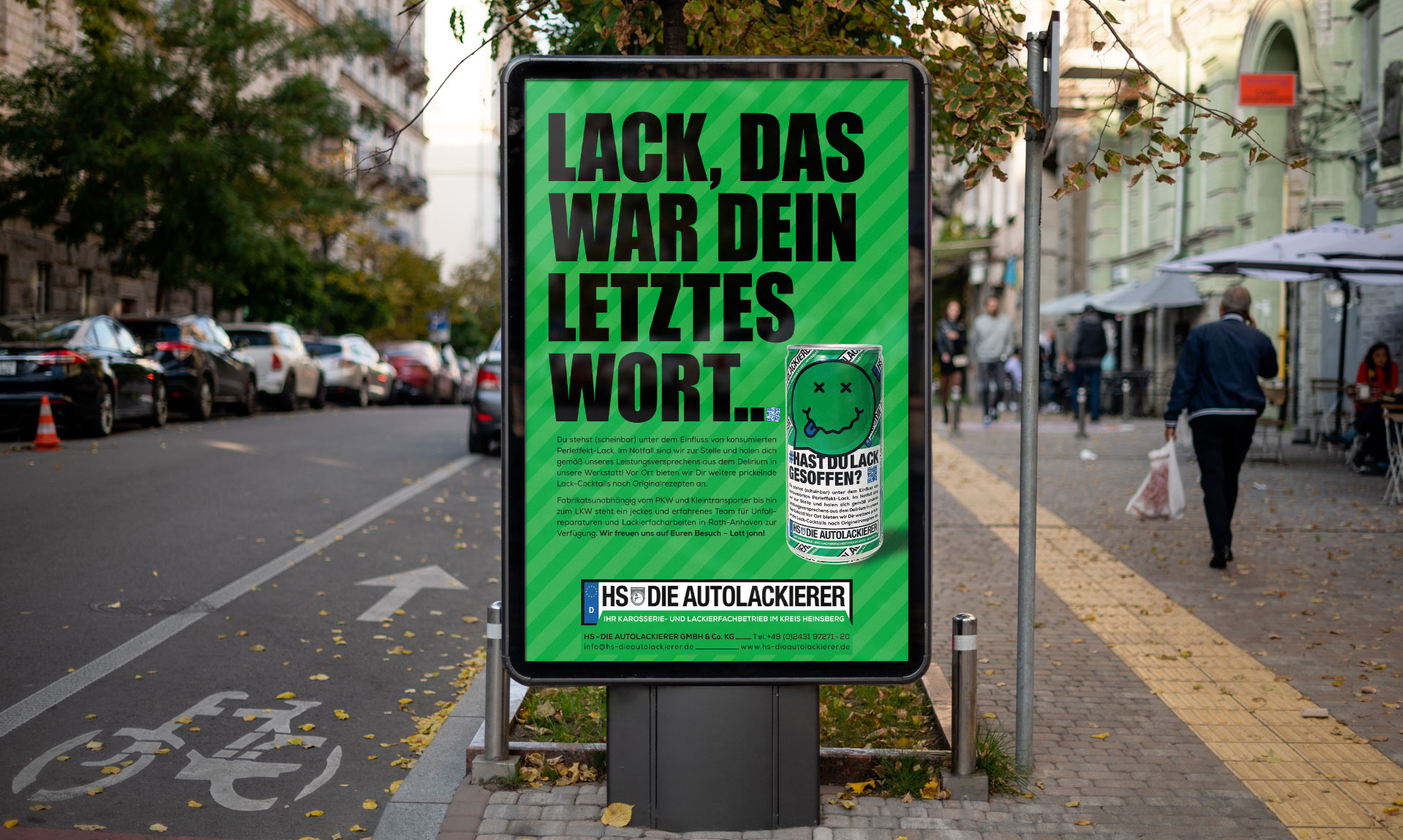 Sanders Art Direction, HS-Die Autolackierer, Kommunikationsdesign