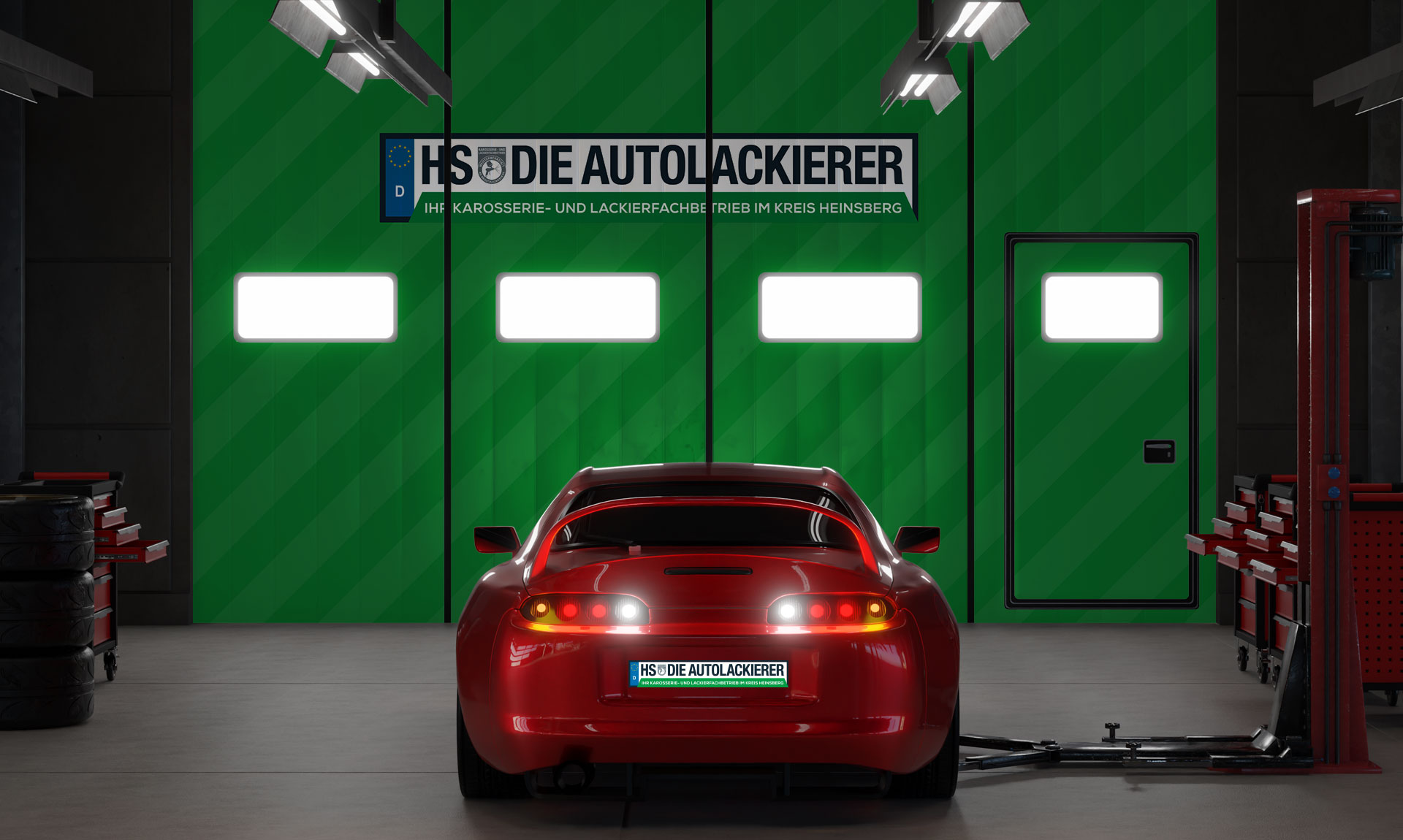 Sanders Art Direction, HS-Die Autolackierer, Kommunikationsdesign